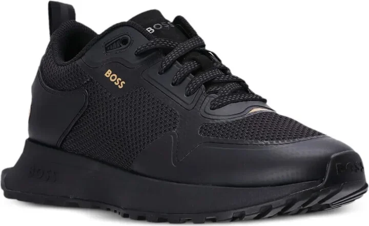 Mesh-Embellished Low-Top Sneakers - Image 2