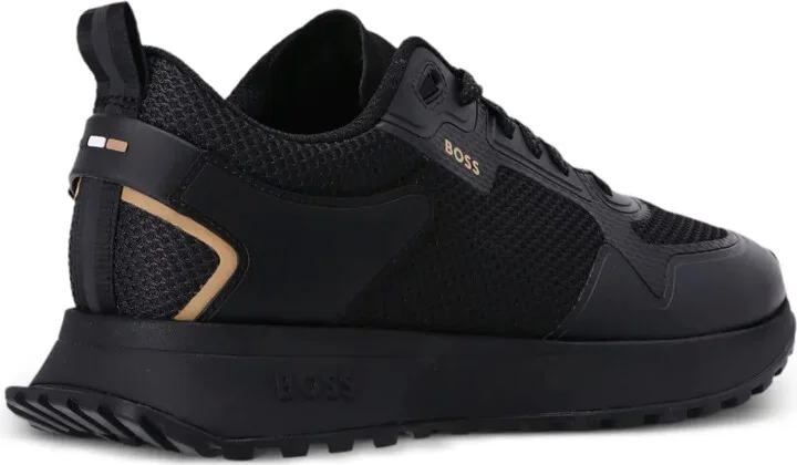 Mesh-Embellished Low-Top Sneakers - Image 3