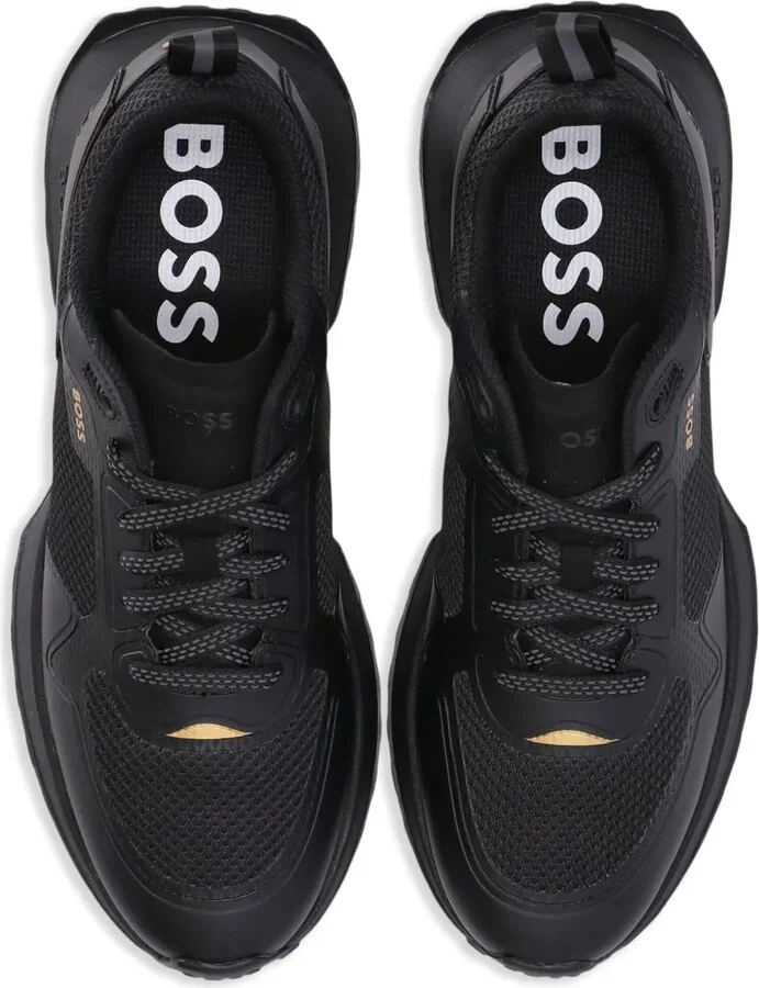 Mesh-Embellished Low-Top Sneakers - Image 4
