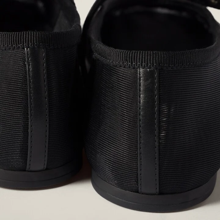 Mesh fabric ballerinas - Image 3