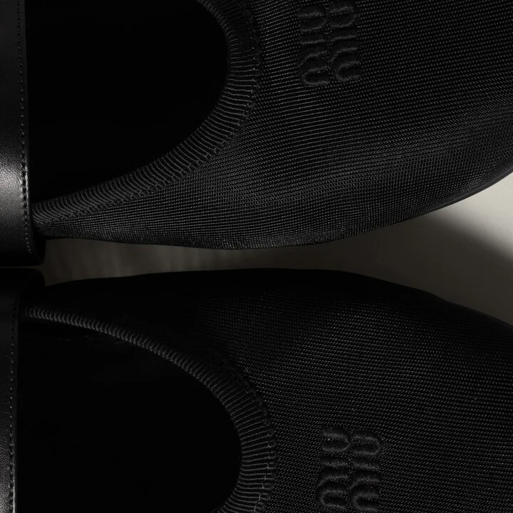 Mesh fabric ballerinas - Image 4