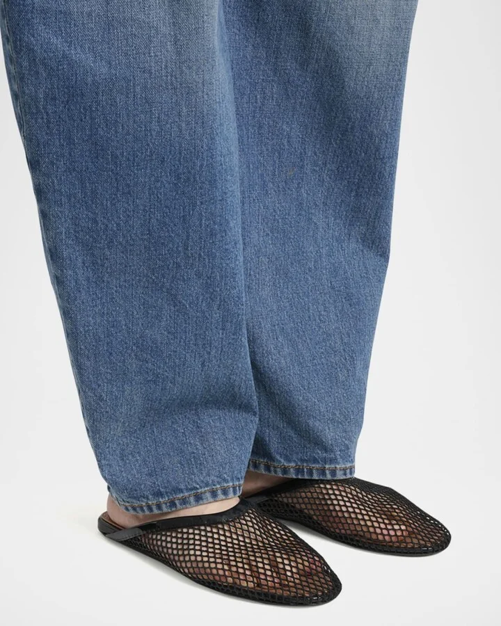 Mesh Flat Mules - Image 4