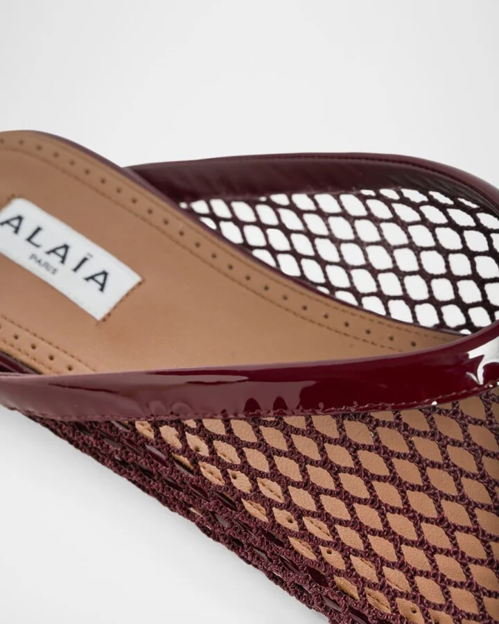 Mesh Flat Mules - Image 7