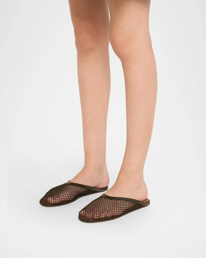 Mesh Flat Mules - Image 9