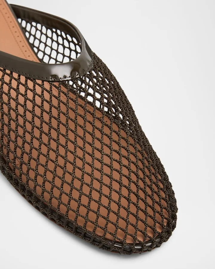 Mesh Flat Mules - Image 10