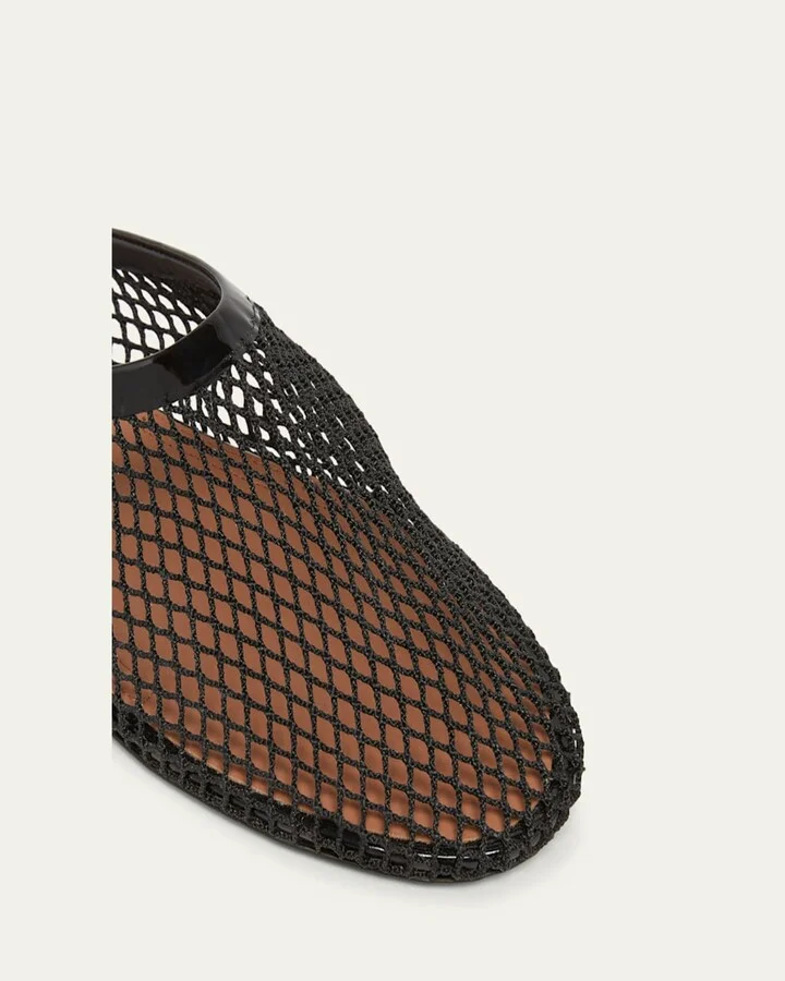 Mesh Flat Mules - Image 8