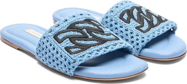 Mesh Flat Sandals - Image 2