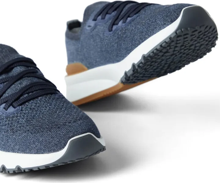 Mesh Knitted Lace Up Sneakers - Image 4