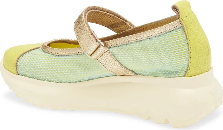 Mesh & Leather Flat - Image 2