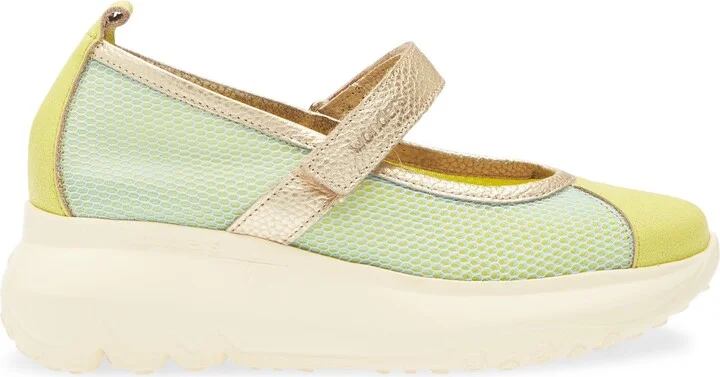 Mesh & Leather Flat - Image 3