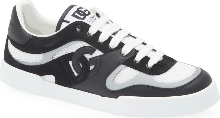 Mesh & Leather Sneaker