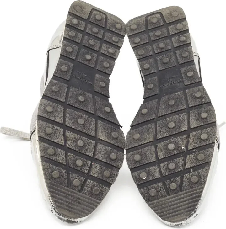 Mesh Leather Sneakers - Image 4
