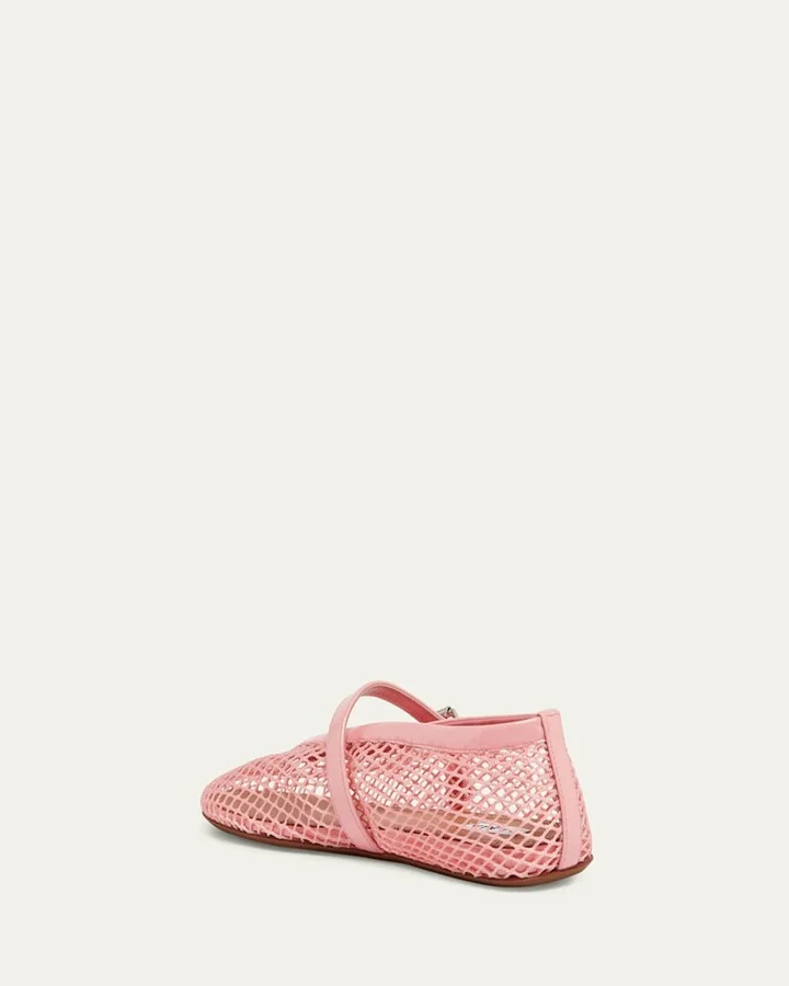 Mesh Mary Jane Ballerina Flats - Image 8