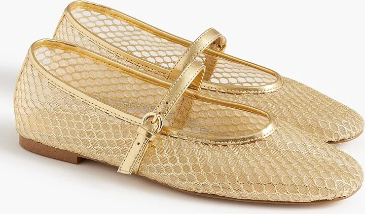 Mesh Mary Jane flats - Image 2