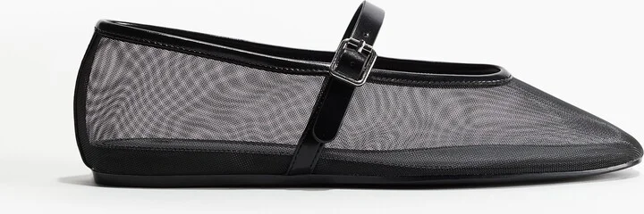 Mesh Mary Jane Flats