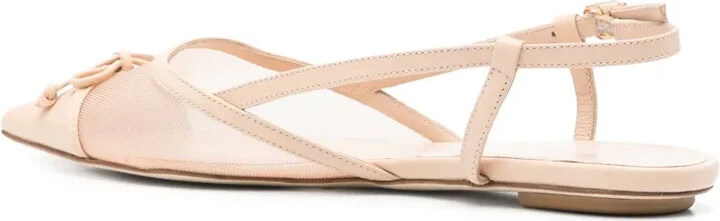 Mesh-Panel Ballet Flats - Image 3