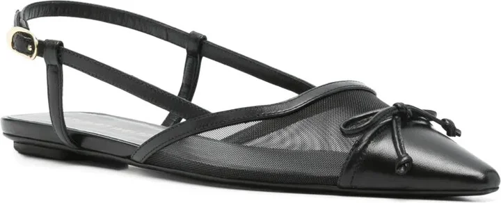 Mesh-Panel Ballet Flats - Image 2