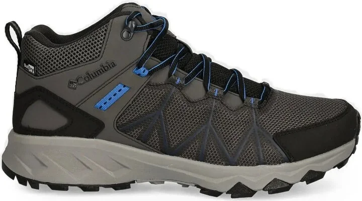 Mesh-Panel Lace-Up Hiking Boots
