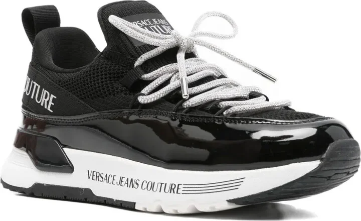 Mesh-Panel Lace-Up Sneakers - Image 2