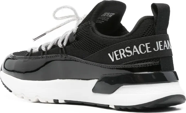 Mesh-Panel Lace-Up Sneakers - Image 3