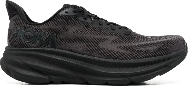 Mesh-Panel Lace-Up Sneakers