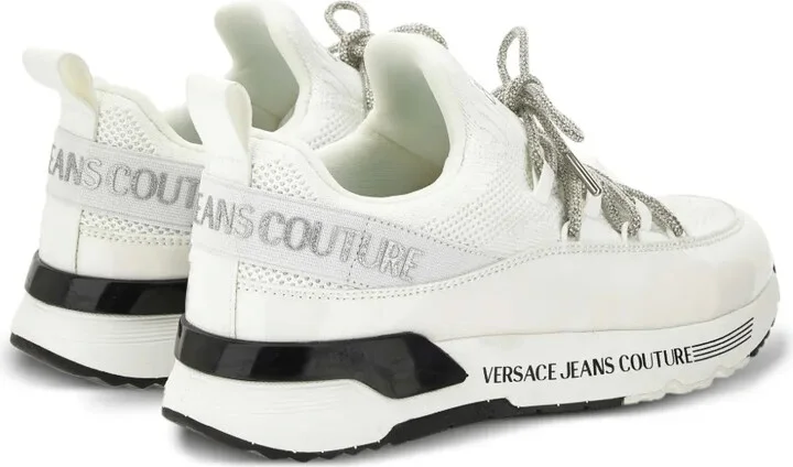 Mesh-Panel Lace-Up Trainers - Image 3