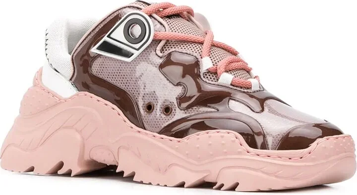 Mesh Panel Low-Top Sneakers - Image 2