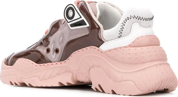 Mesh Panel Low-Top Sneakers - Image 3