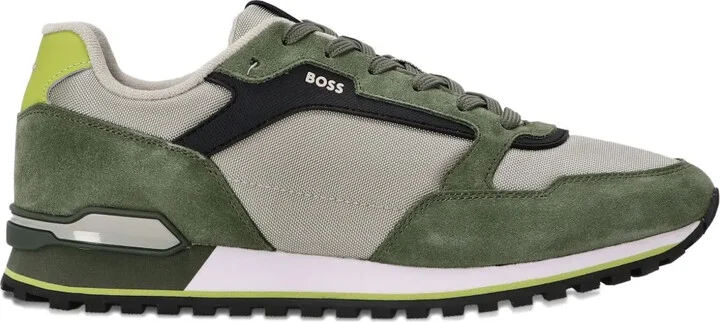 Mesh-Panel Sneakers