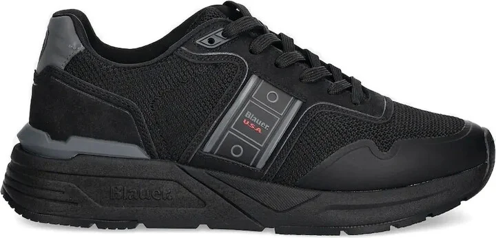 Mesh-Panel Sneakers