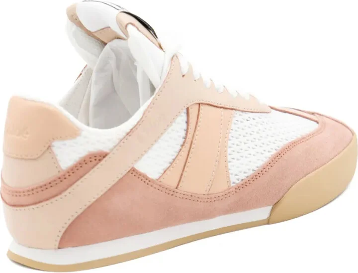 Mesh-Panel Suede Sneakers - Image 3