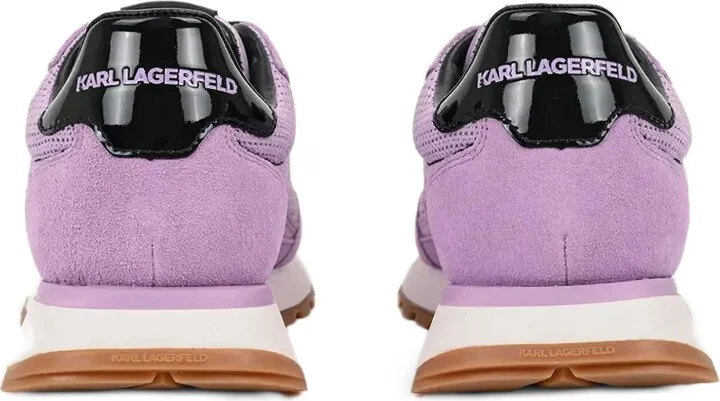 Mesh-Panel Suede Sneakers - Image 3