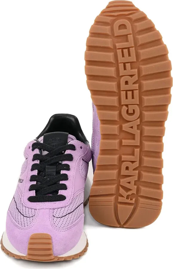 Mesh-Panel Suede Sneakers - Image 5
