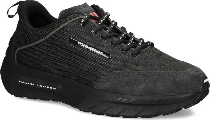 Mesh-Panel Suede Trainers - Image 2