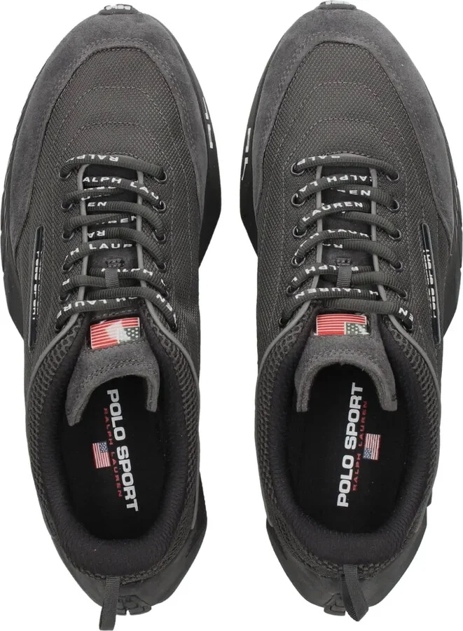 Mesh-Panel Suede Trainers - Image 3