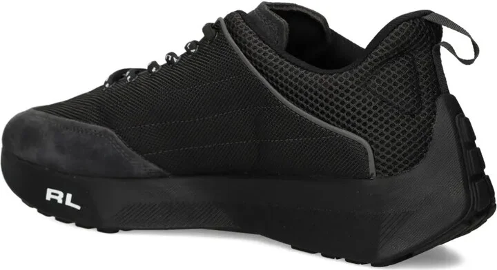 Mesh-Panel Suede Trainers - Image 4