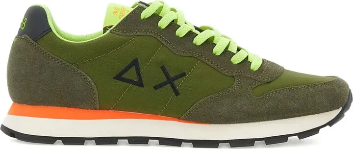 Mesh-Paneled Running Sneakers