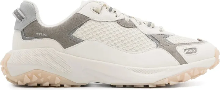 Mesh-Panelled Chunky Sneakers