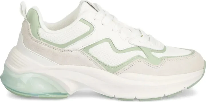 Mesh-Panelled Chunky Sneakers