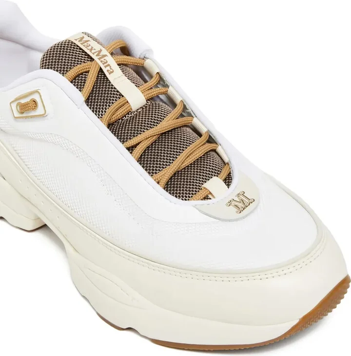 Mesh-Panelled Chunky-Sole Sneakers - Image 3