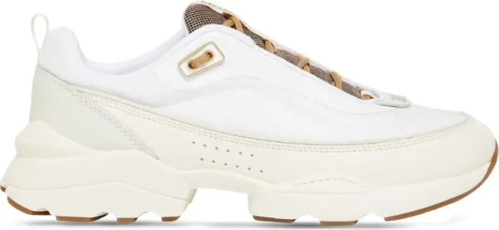 Mesh-Panelled Chunky-Sole Sneakers