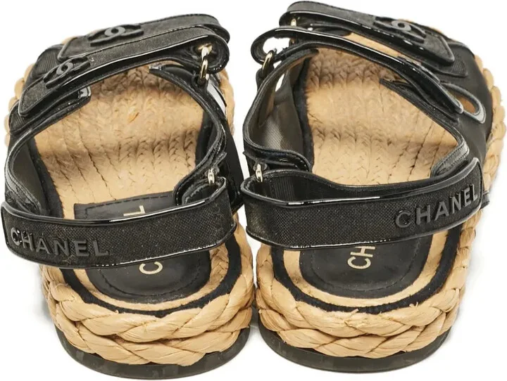 Mesh-Panelled Flat Sandals - Image 4