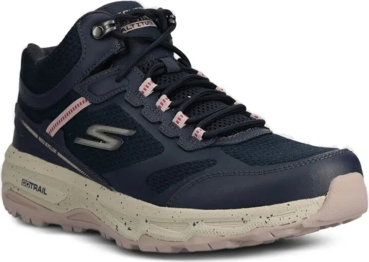 Mesh-Panelled High-Top Sneakers