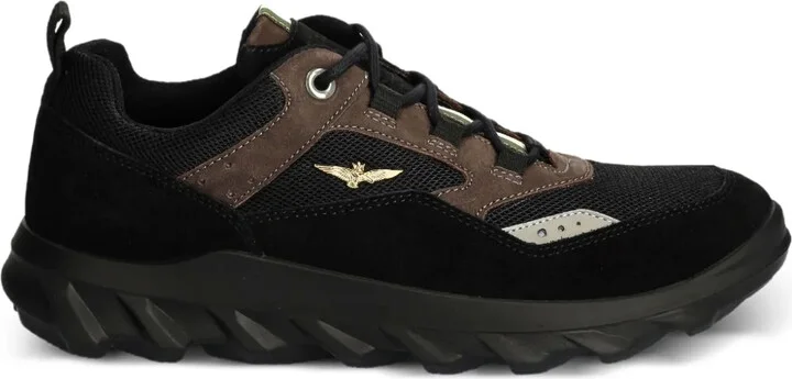 Mesh-Panelled Hiking Sneakers