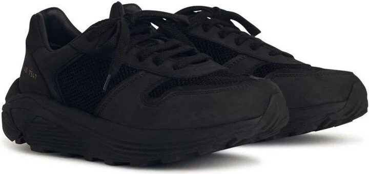 Mesh Panelled Lace-up Sneakers - Image 2