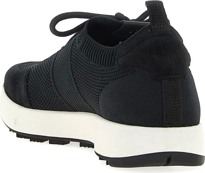 Mesh-Panelled Lace-Up Sneakers - Image 4