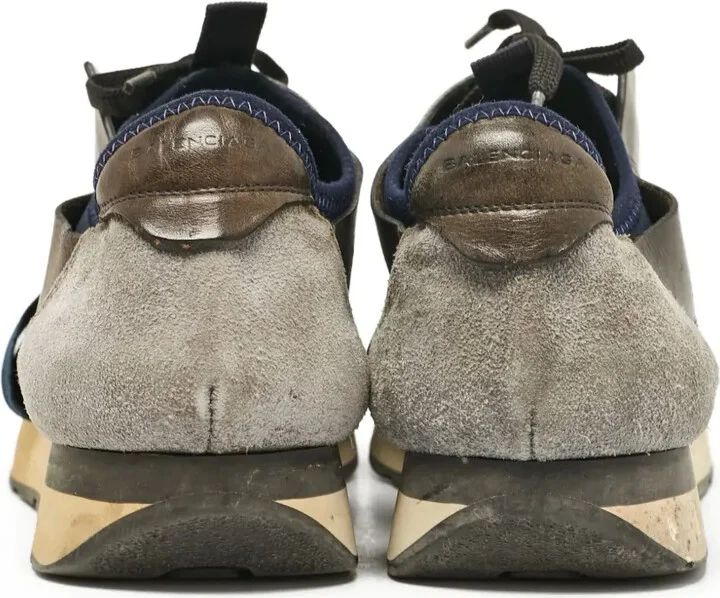 Mesh-Panelled Lace-Up Sneakers - Image 3