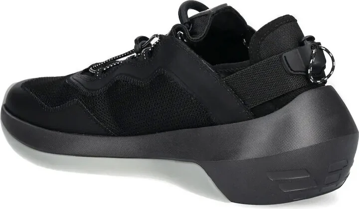 Mesh-Panelled Lace-Up Sneakers - Image 2