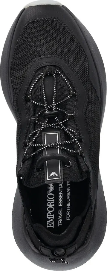Mesh-Panelled Lace-Up Sneakers - Image 3