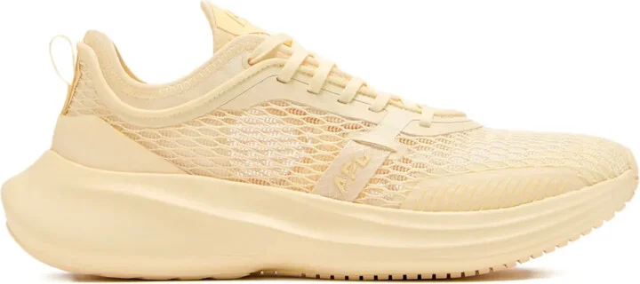 Mesh-Panelled Lace-Up Sneakers
